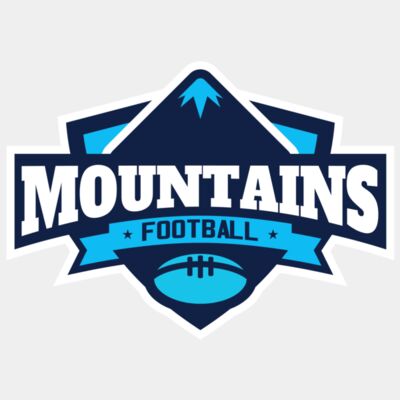 Mountains Football logo template Thumbnail