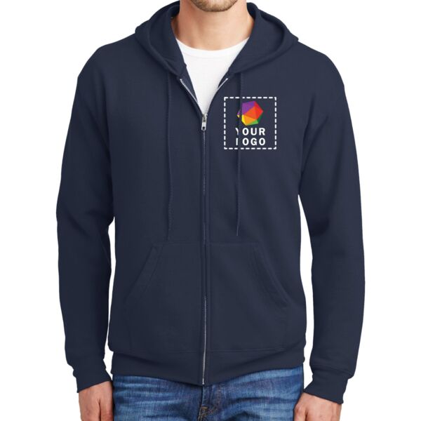 EcoSmart ® Full Zip Hooded Sweatshirt Thumbnail