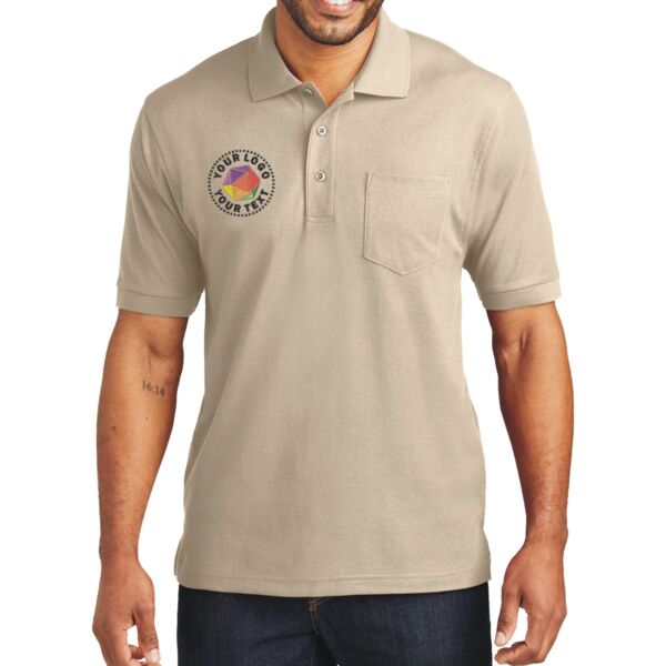 Silk Touch Polo with Pocket Thumbnail