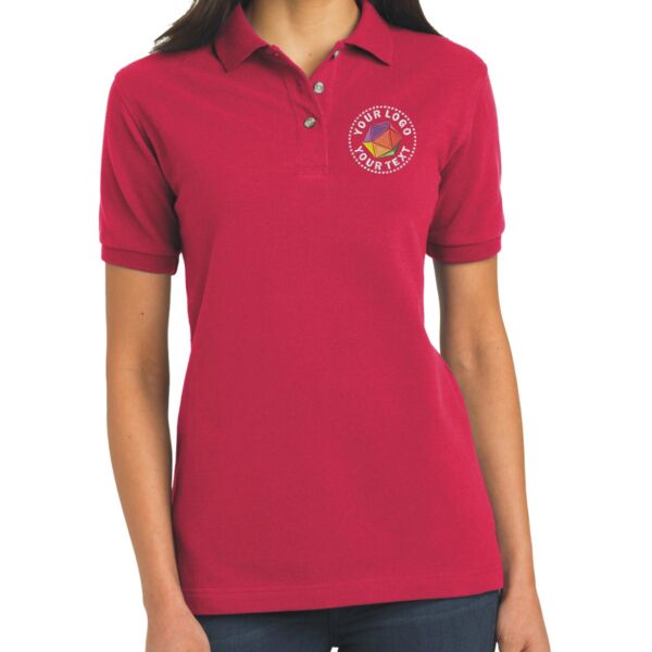 Ladies Heavyweight Cotton Pique Polo Thumbnail