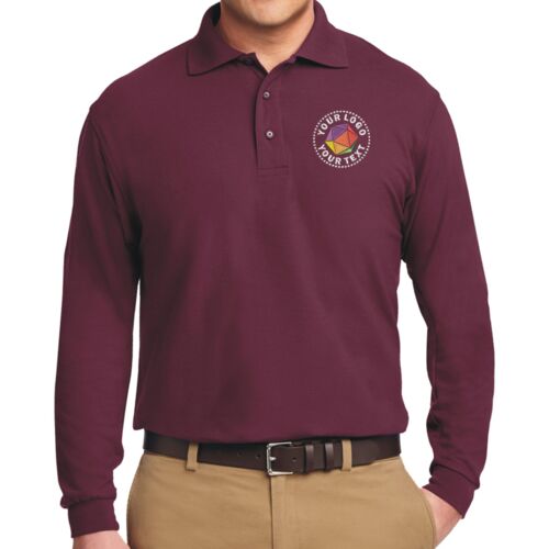 Silk Touch Long Sleeve Polo Thumbnail