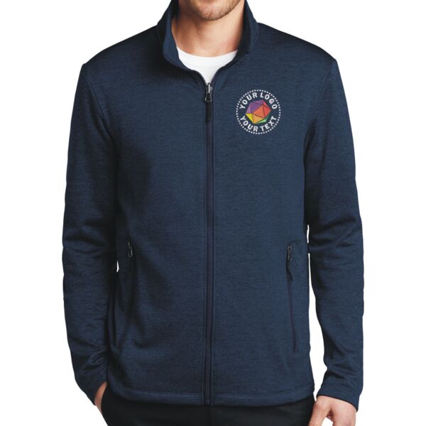 Collective Striated Fleece Jacket Thumbnail