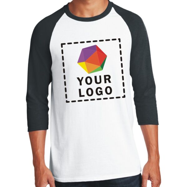 Heavy Cotton ™ 3/4 Sleeve Raglan T Shirt Thumbnail