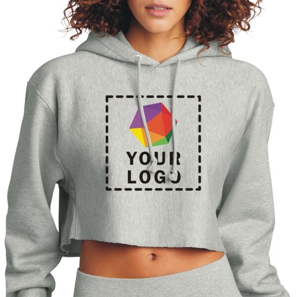  Reverse Weave ® Cropped Cut Off Hooded Sweatshirt Thumbnail