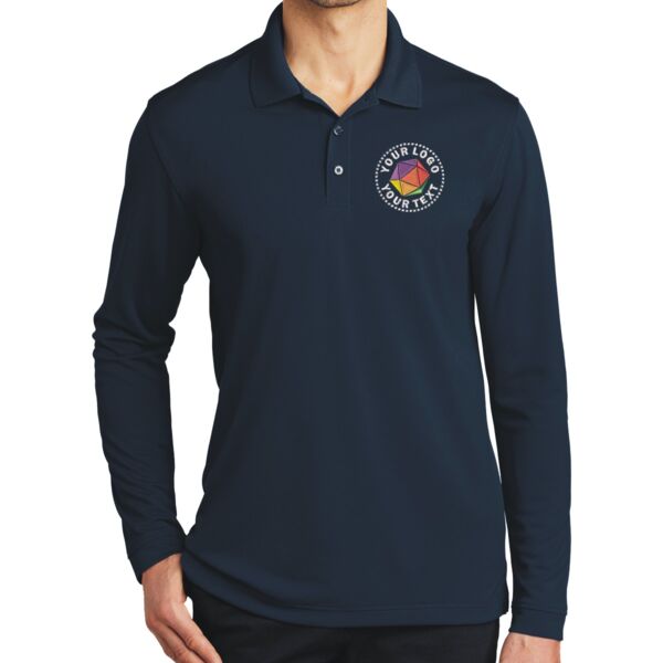 Dry Zone ® UV Micro Mesh Long Sleeve Polo Thumbnail