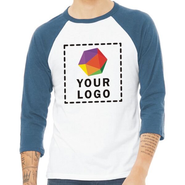 Unisex 3/4 Sleeve Baseball Tee Thumbnail
