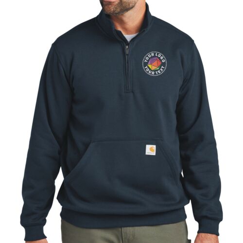 Midweight 1/4 Zip Mock Neck Sweatshirt Thumbnail