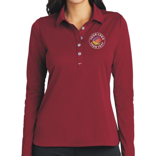 Ladies Long Sleeve Dri FIT Stretch Tech Polo Thumbnail