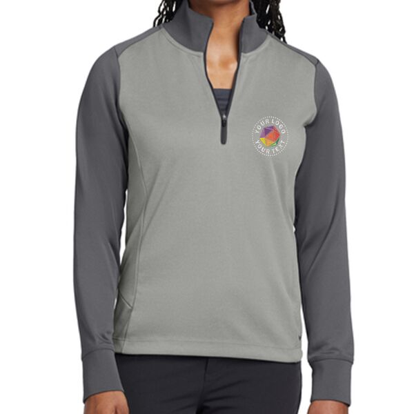 Ladies Dri FIT 1/2 Zip Cover Up Thumbnail