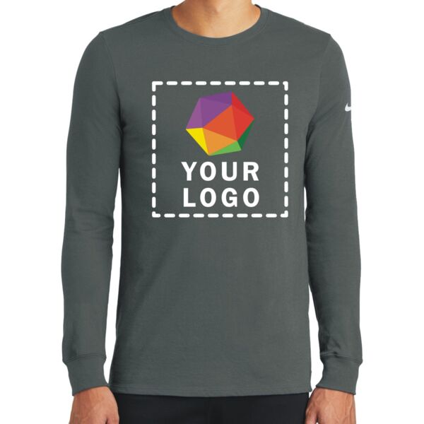 Dri FIT Cotton/Poly Long Sleeve Tee Thumbnail