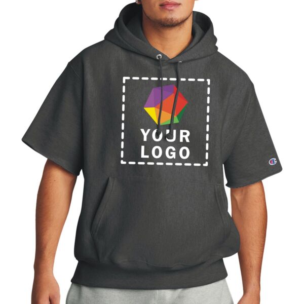 Reverse Weave ® Short Sleeve Hooded Sweatshirt Thumbnail