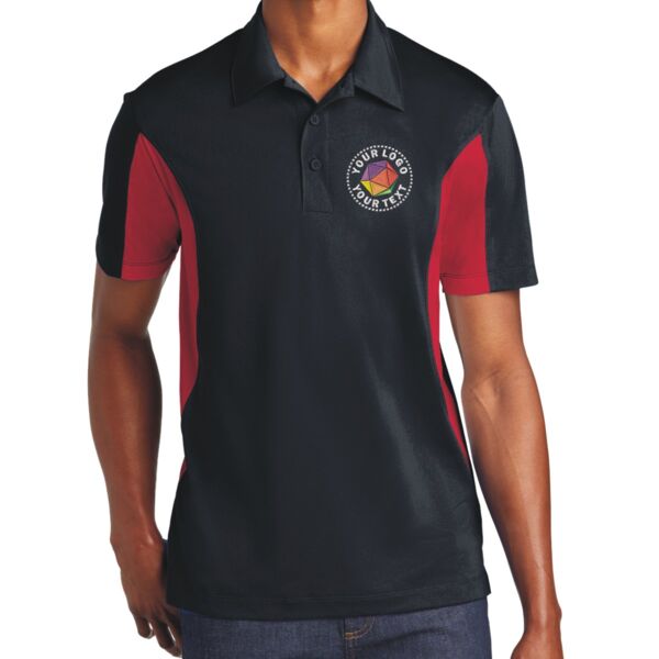 Side Blocked Micropique Sport Wick ® Polo Thumbnail