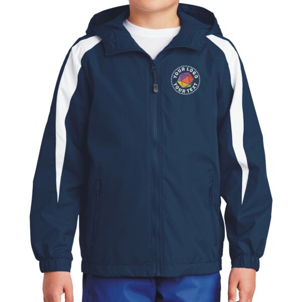 Youth Fleece Lined Colorblock Jacket Thumbnail