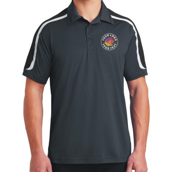 Tricolor Shoulder Micropique Sport Wick ® Polo Thumbnail