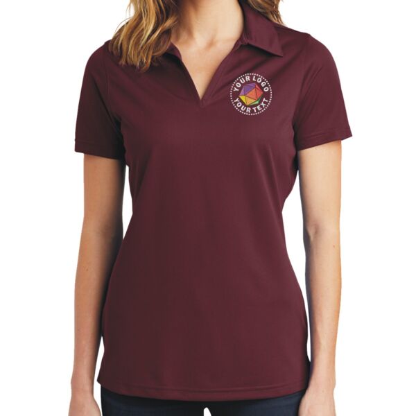 Ladies PosiCharge ® Active Textured Polo Thumbnail