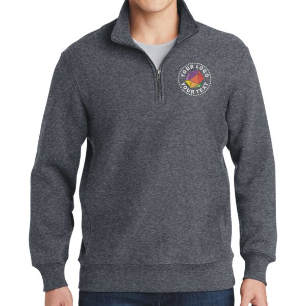 Super Heavyweight 1/4 Zip Pullover Sweatshirt Thumbnail