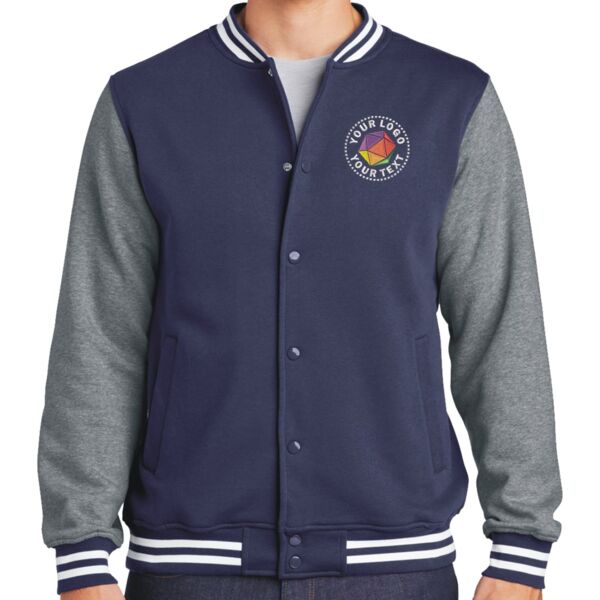 Fleece Letterman Jacket Thumbnail