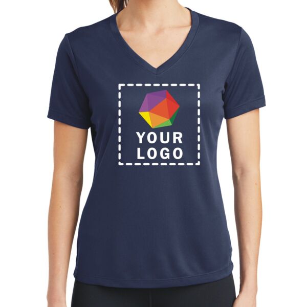 Ladies PosiCharge ® RacerMesh ® V Neck Tee Thumbnail