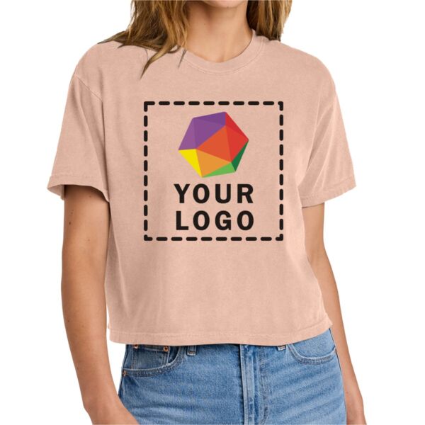 Ladies' Heavyweight Middie T-Shirt Thumbnail