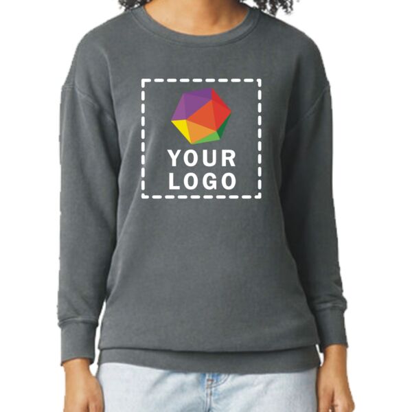 Unisex Lighweight Cotton Crewneck Sweatshirt Thumbnail