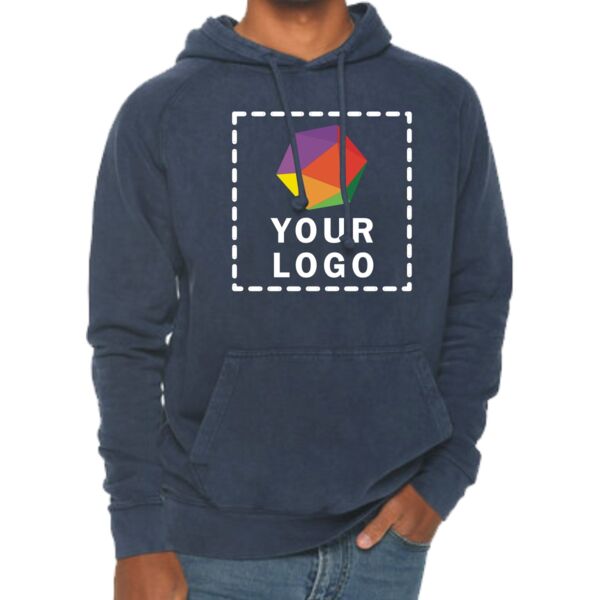 Unisex Vintage Raglan Hooded Sweatshirt Thumbnail