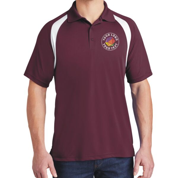 Dry Zone ® Colorblock Raglan Polo Thumbnail