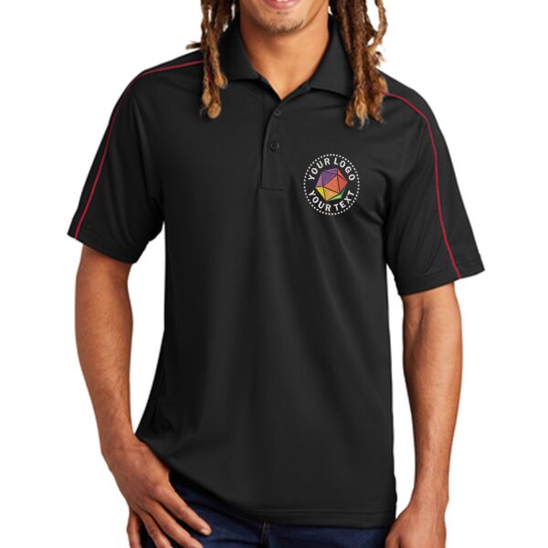 Micropique Sport Wick ® Piped Polo Thumbnail