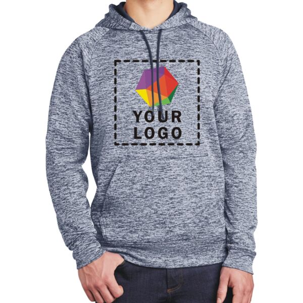 PosiCharge ® Electric Heather Fleece Hooded Pullover Thumbnail