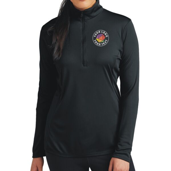 Ladies PosiCharge ® Competitor 1/4 Zip Pullover Thumbnail
