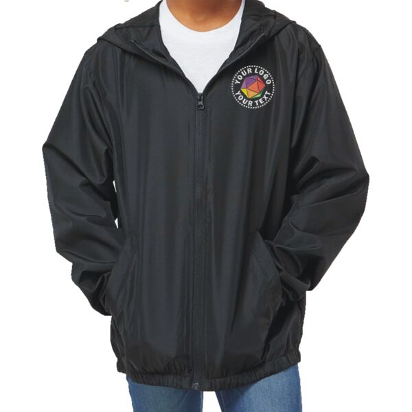 Youth Lightweight Windbreaker Full-Zip Jacket Thumbnail