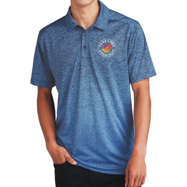 Ombre Heather Polo Thumbnail