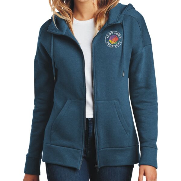 Women's Perfect Weight ® Fleece Drop Shoulder Full Zip Hoodie Thumbnail