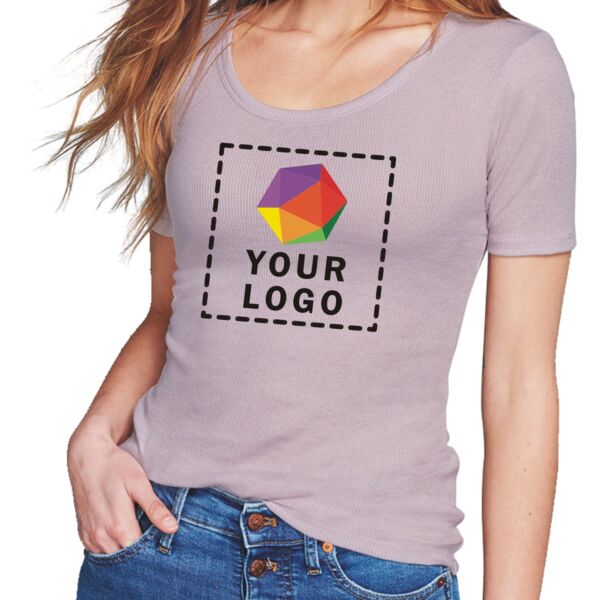 Women's V.I.T. Rib Scoop Neck Tee Thumbnail