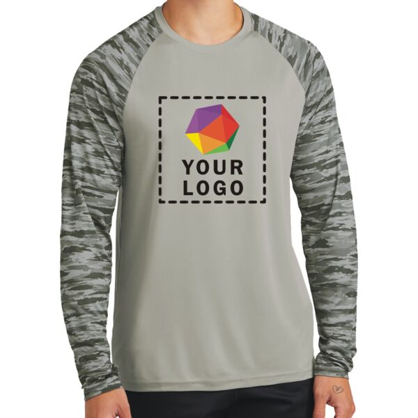 Drift Camo Colorblock Long Sleeve Tee Thumbnail