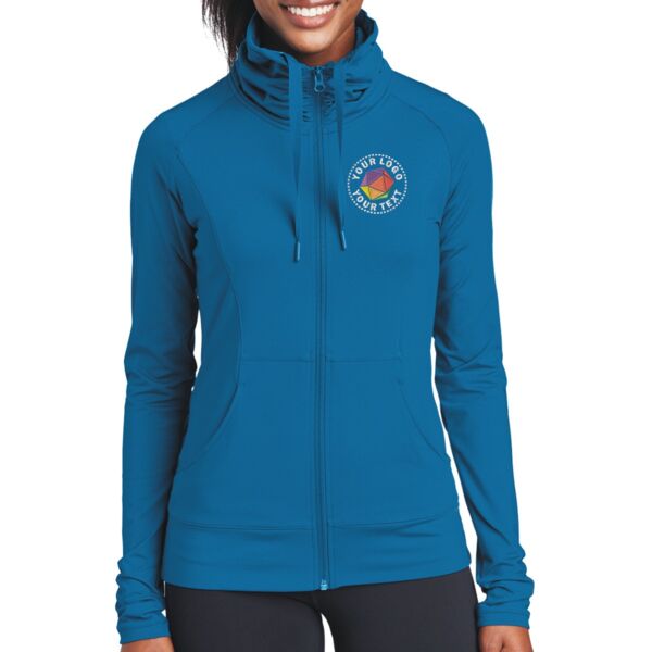 Ladies Sport Wick ® Stretch Full Zip Jacket Thumbnail