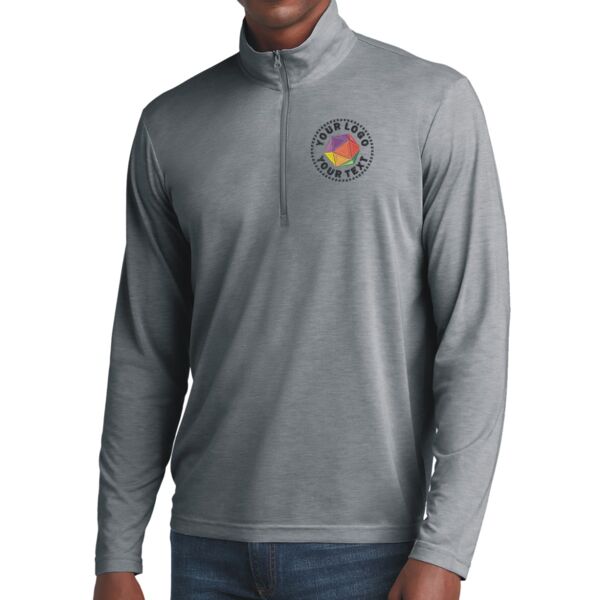 PosiCharge ® Tri Blend Wicking 1/4 Zip Pullover Thumbnail