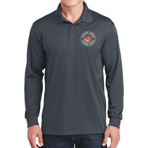 Long Sleeve Micropique Sport Wick ® Polo Thumbnail