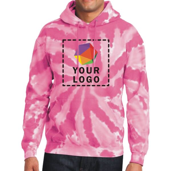 Tie Dye Pullover Hooded Sweatshirt Thumbnail