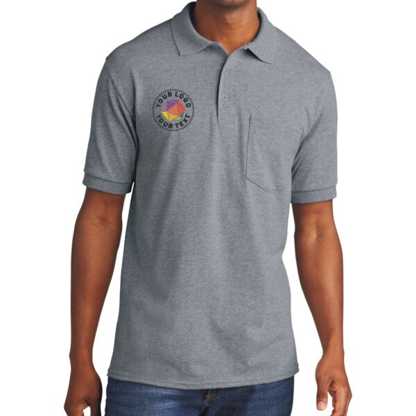 Core Blend Jersey Knit Pocket Polo Thumbnail