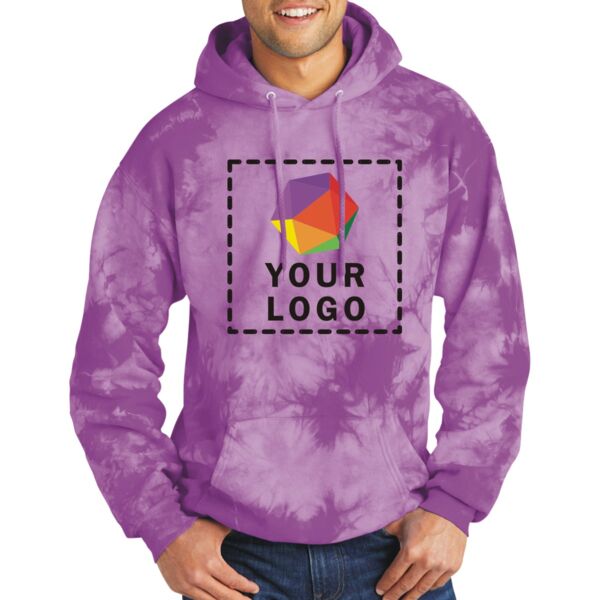 Crystal Tie Dye Pullover Hoodie Thumbnail
