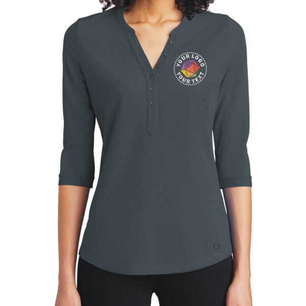 Ladies Jewel Henley Thumbnail