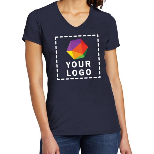 Women's Tri Blend V Neck Tee Thumbnail