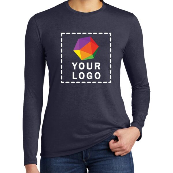 Women's Tri Blend Long Sleeve Tee Thumbnail
