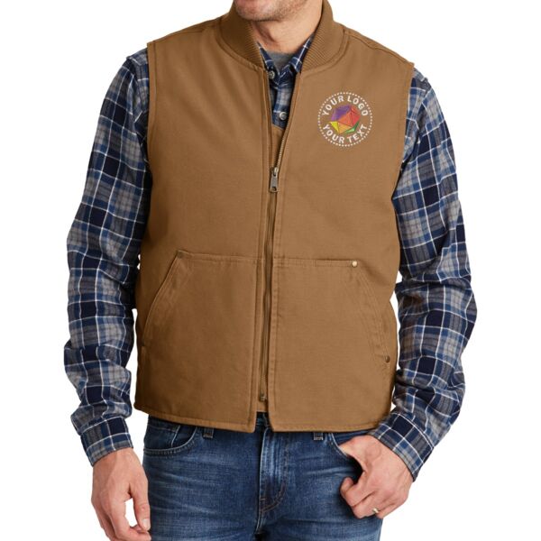 Washed Duck Cloth Vest Thumbnail