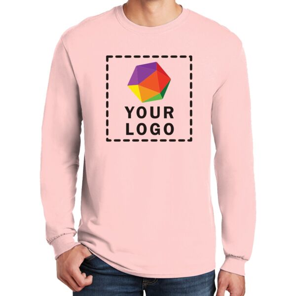 Heavy Cotton 100% Cotton Long Sleeve T Shirt Thumbnail