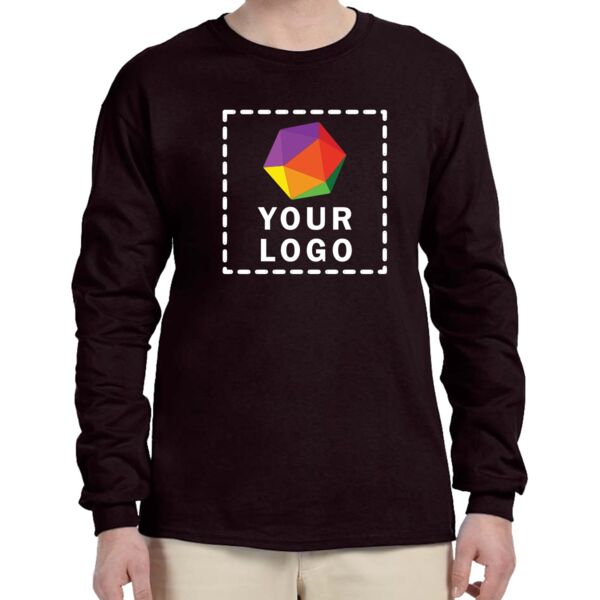 Adult Ultra Cotton® 6 oz. Long-Sleeve T-Shirt Thumbnail