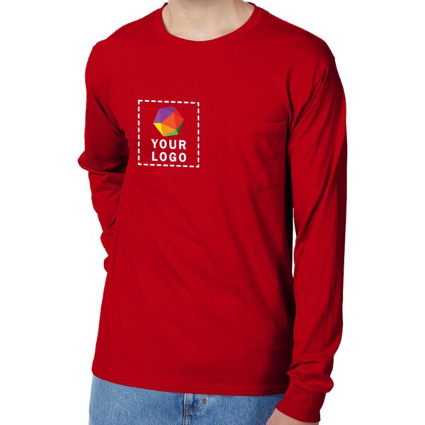 Men's Authentic-T Long-Sleeve Pocket T-Shirt Thumbnail