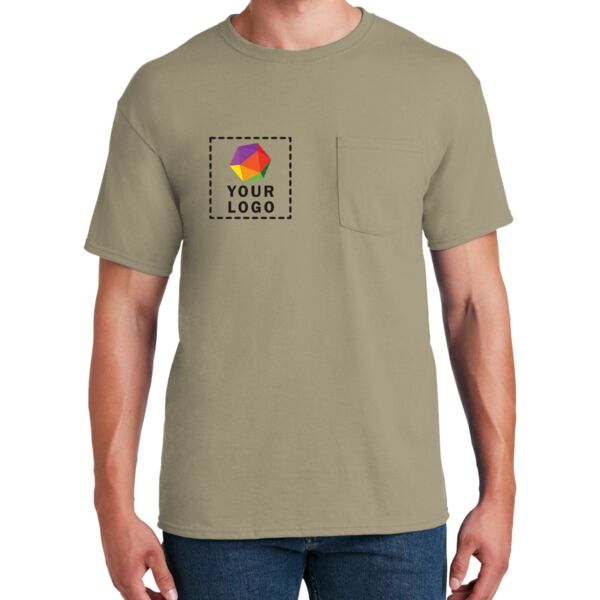 Dri Power ® 50/50 Cotton/Poly Pocket T Shirt Thumbnail