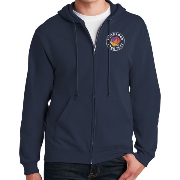 NuBlend ® Full Zip Hooded Sweatshirt Thumbnail