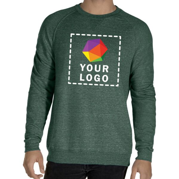 Adult Snow Heather French Terry Crewneck Sweatshirt Thumbnail